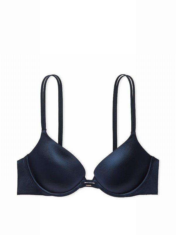 Dark Blue Victoria Secret TwiPush Up Bras | UQFLZ1078