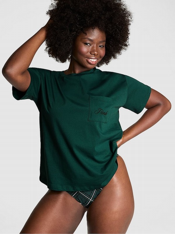 Deep Green Victoria Secret Forest Cotton Nightwear | KWPHT6035