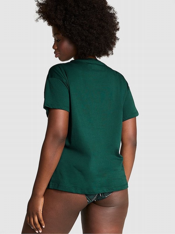 Deep Green Victoria Secret Forest Cotton Nightwear | KWPHT6035