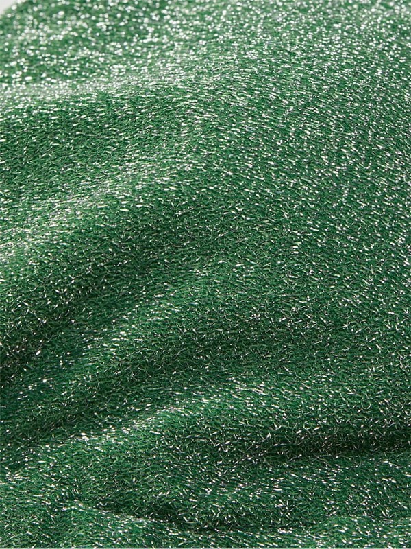 Deep Green Victoria Secret Forest Pine Triangle Shimmer Bikini Top | DWELV8627