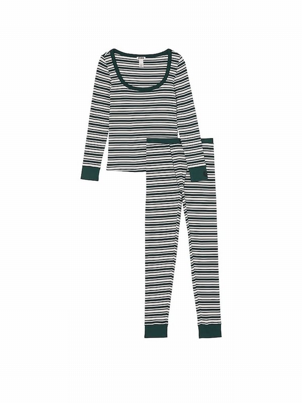 Deep Green Victoria Secret Forest Thermal Long Nightwear | ZARPX1687