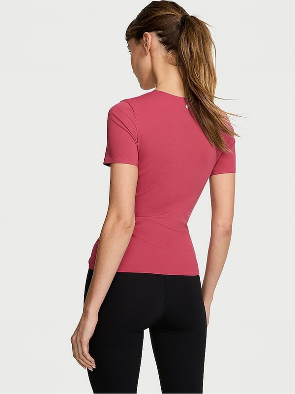 Deep Rose / Pink Victoria Secret Elevate™ Stretch T Shirts | TGELJ0247
