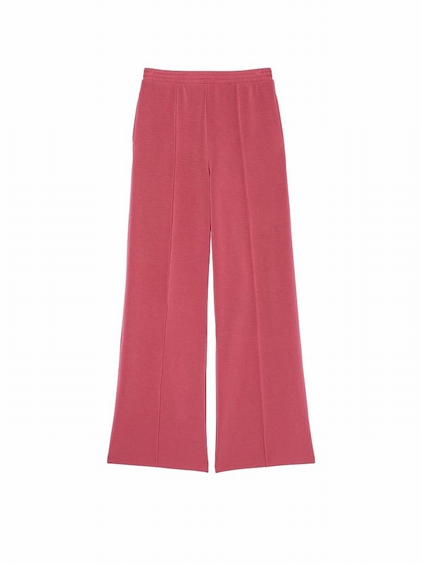 Deep Rose / Pink Victoria Secret Modal Wide Leg Joggers | PTOQZ2879