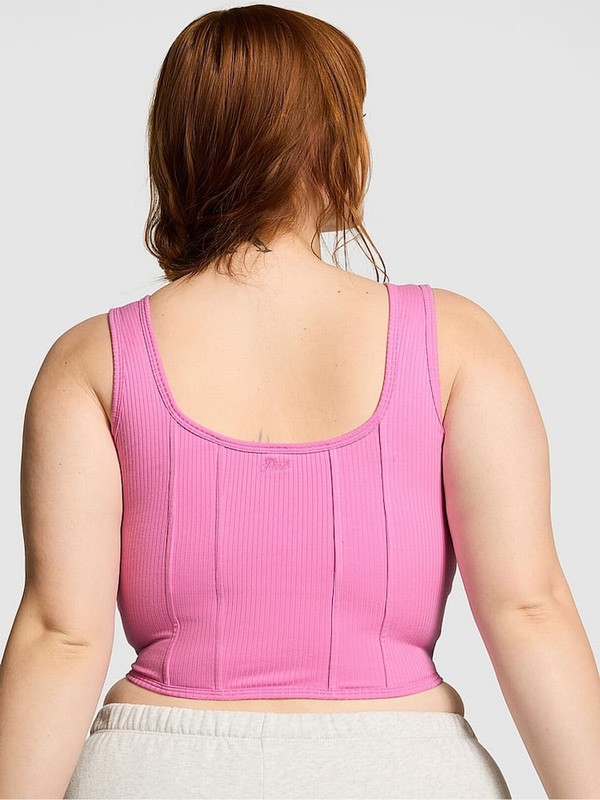 Fuchsia / Pink Victoria Secret Corsetlette Lingerie | UPZHQ3247