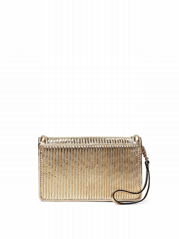Gold Victoria Secret Clutch Crossbody Bags | LWVBR1684