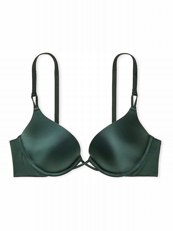 Green Victoria Secret Botanical Bombshell Add 2 Cups Push Up Bras | LETQG2687
