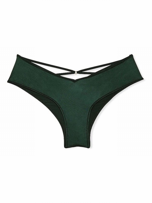 Green Victoria Secret Botanical Cheeky Underwear | JXZUW4513
