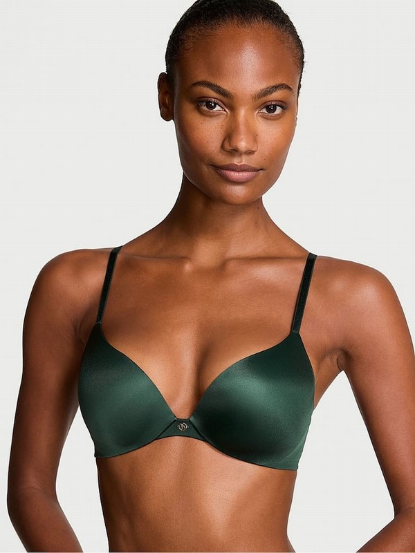Green Victoria Secret Botanical Obsessed Push Up Bras | QEVSA7316