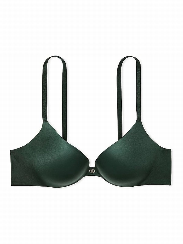Green Victoria Secret Botanical Obsessed Push Up Bras | QEVSA7316