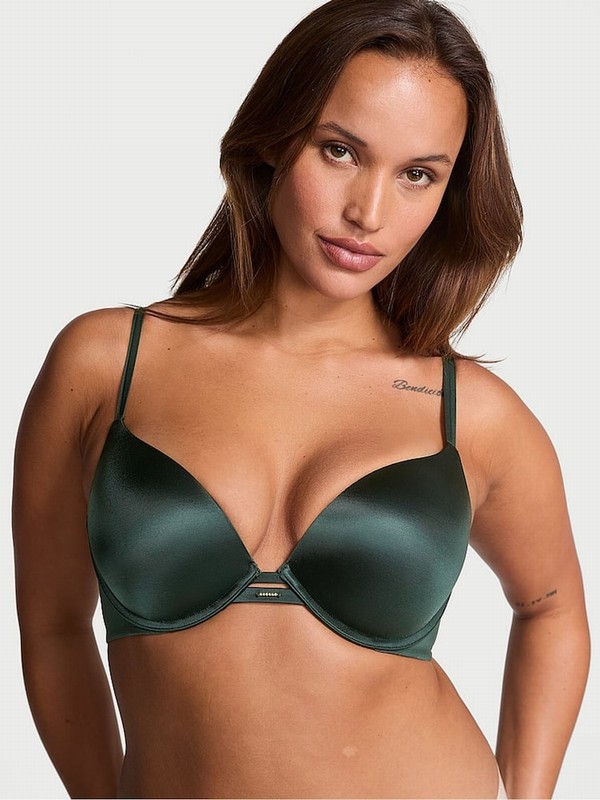 Green Victoria Secret Botanical Push Up Bras | AYWRH1283
