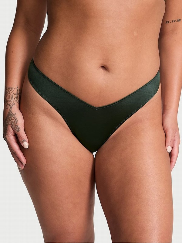Green Victoria Secret Botanical Thong Underwear | AHVUC9208