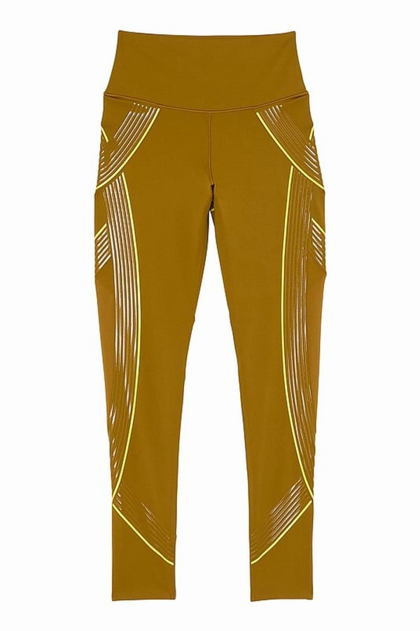 Green Victoria Secret Fern VSX Elevate™ Contours Leggings | POUJY5942