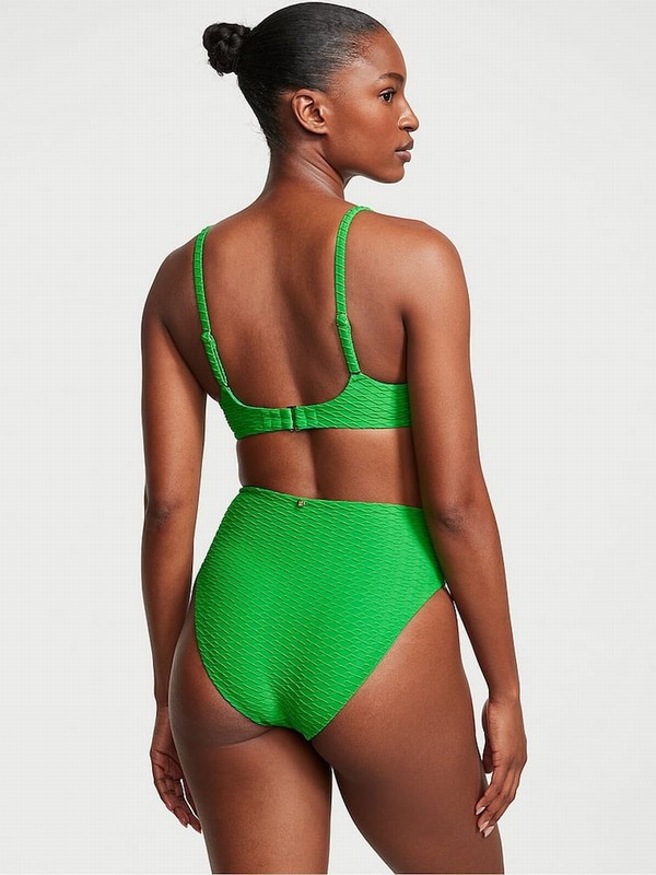 Green Victoria Secret Fishnet High Waisted Bikini Bottom | PJRSA7941