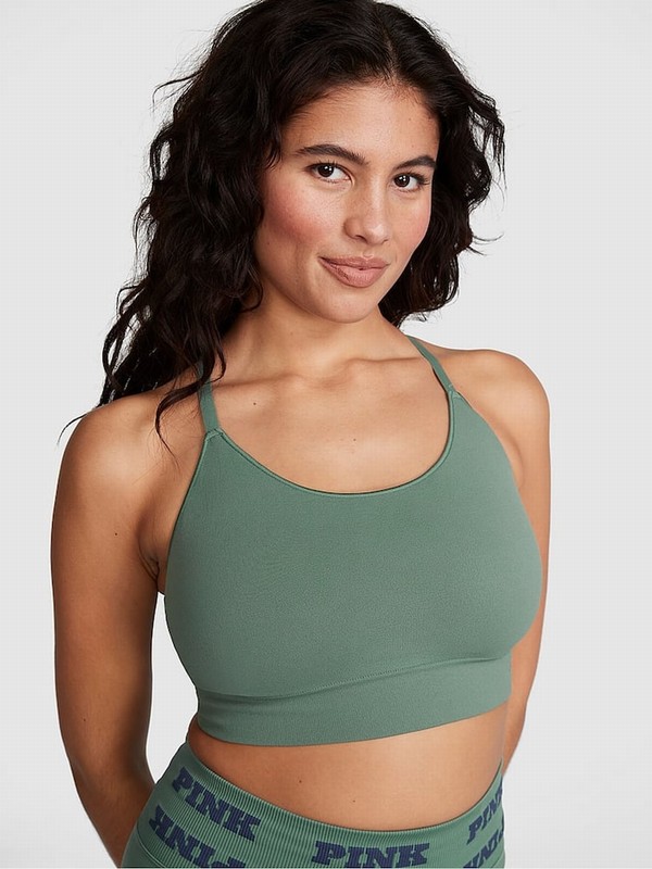 Green Victoria Secret Fresh Forest Bras | WIPYH9028