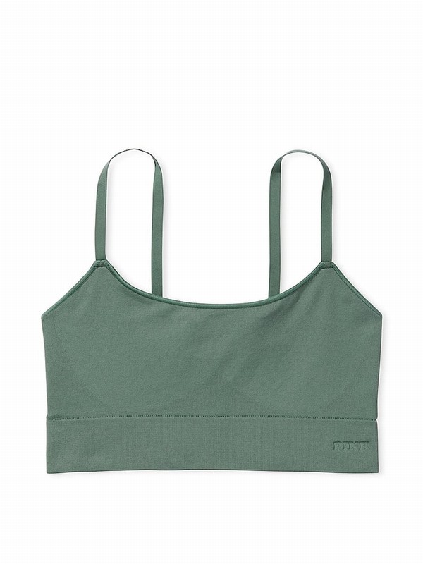 Green Victoria Secret Fresh Forest Bras | WIPYH9028