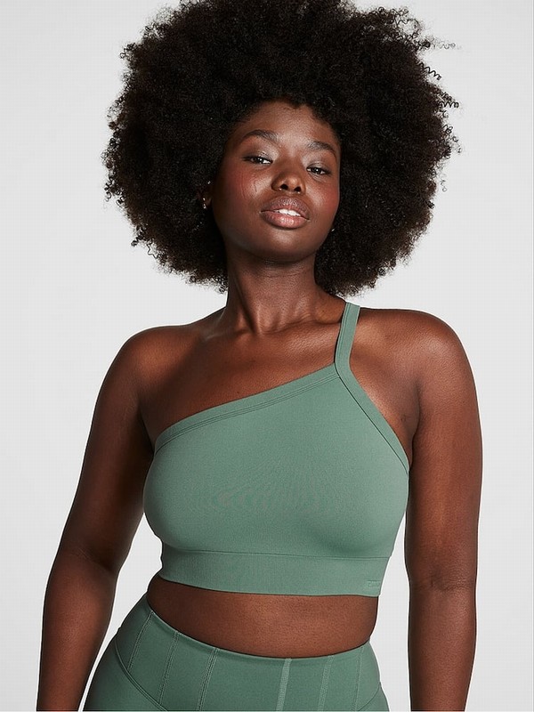 Green Victoria Secret Fresh Forest Seamless Low Impact Bras | UDJZN6409