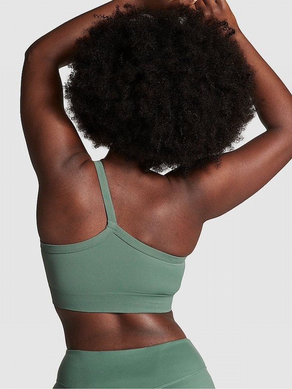 Green Victoria Secret Fresh Forest Seamless Low Impact Bras | UDJZN6409