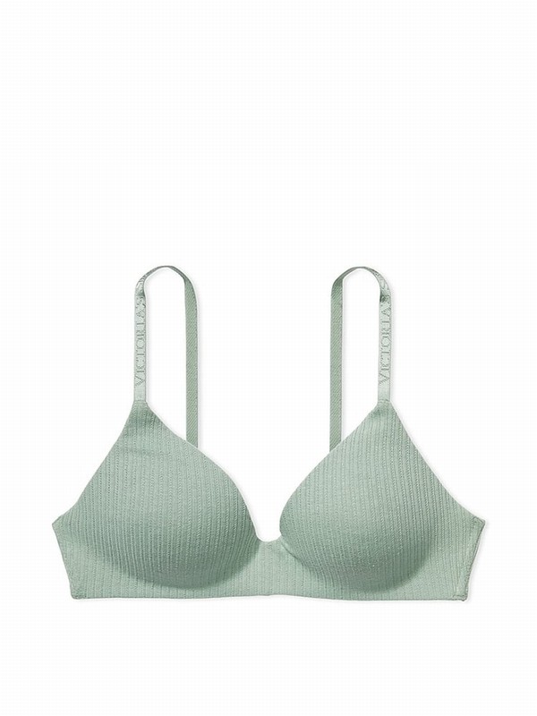 Green Victoria Secret Seasalt Non WiLightly Lined Bras | CHZVY1795