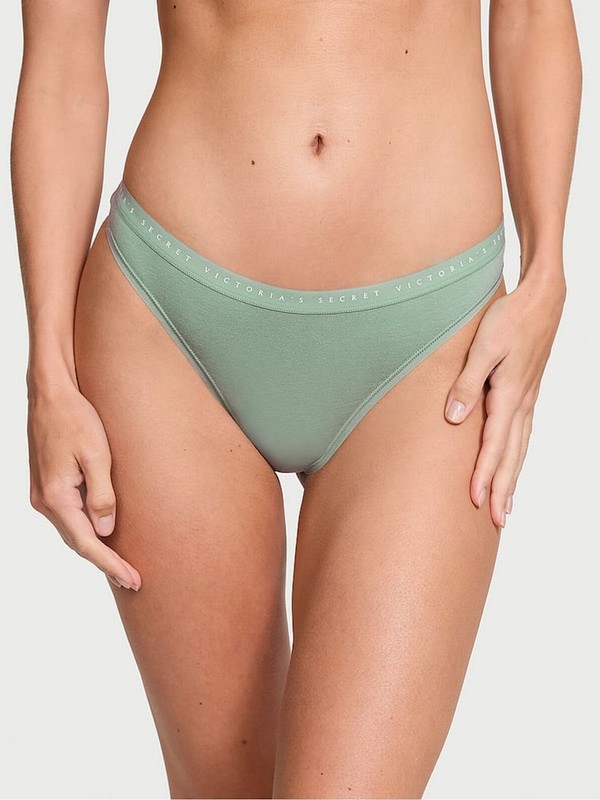Green Victoria Secret Seasalt Thong Underwear | UNFRP7492