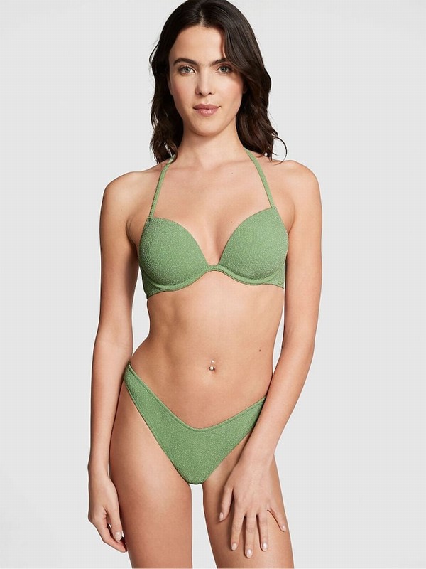 Green Victoria Secret Wild Grasszilian Bikini Bottom | CYPBV7694