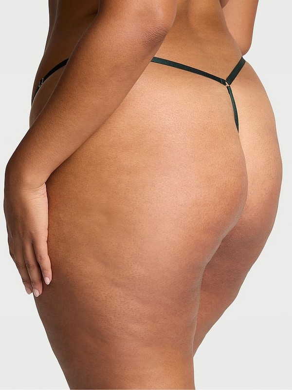 Green / Rose Victoria Secret Botanical G String Lace Underwear | JSYUE9780