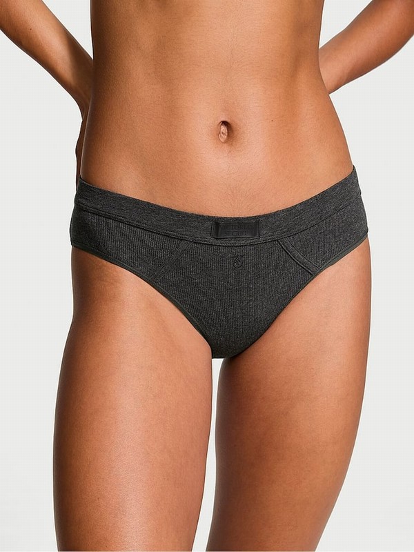Grey Victoria Secret Charcoal Hipster Underwear | KSVQR6713