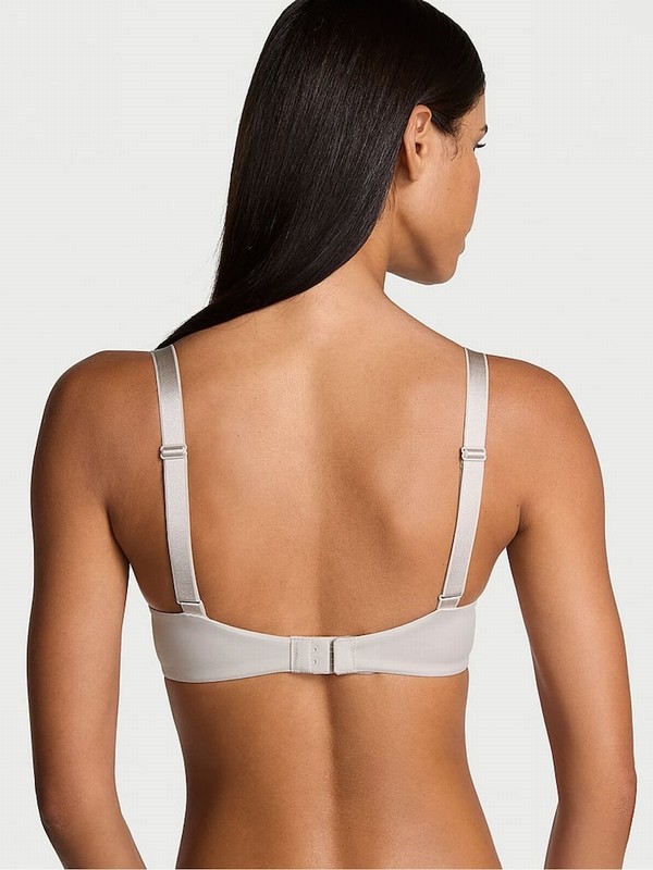 Grey Victoria Secret Delfin Star Shine Push Up Bras | ULSJT1578
