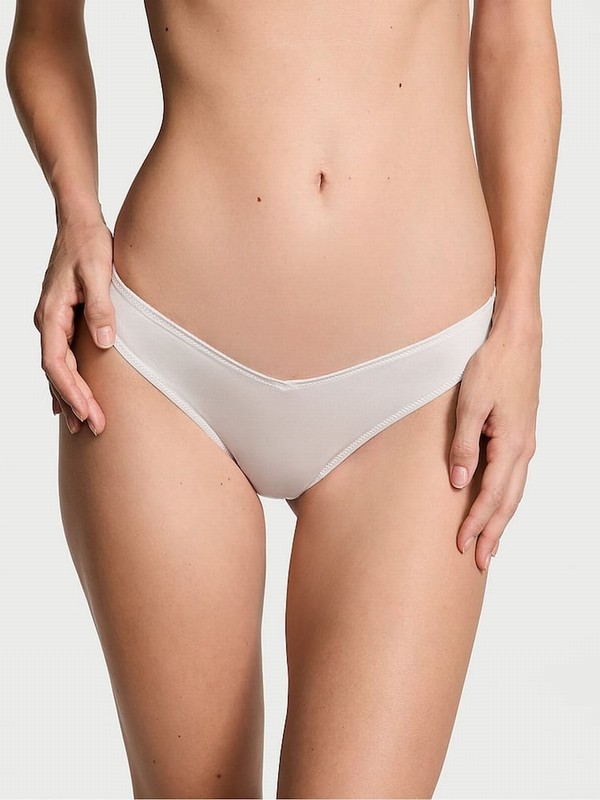 Grey Victoria Secret Delfin Thong Underwear | TXYDI7354