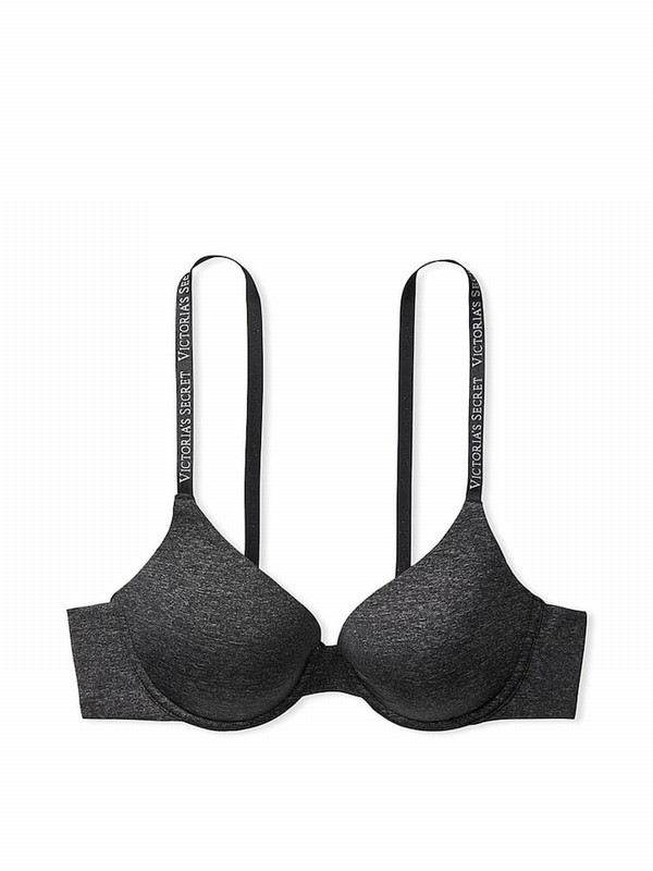Grey Victoria Secret Demi Lightly Lined Bras | NTGCW7304