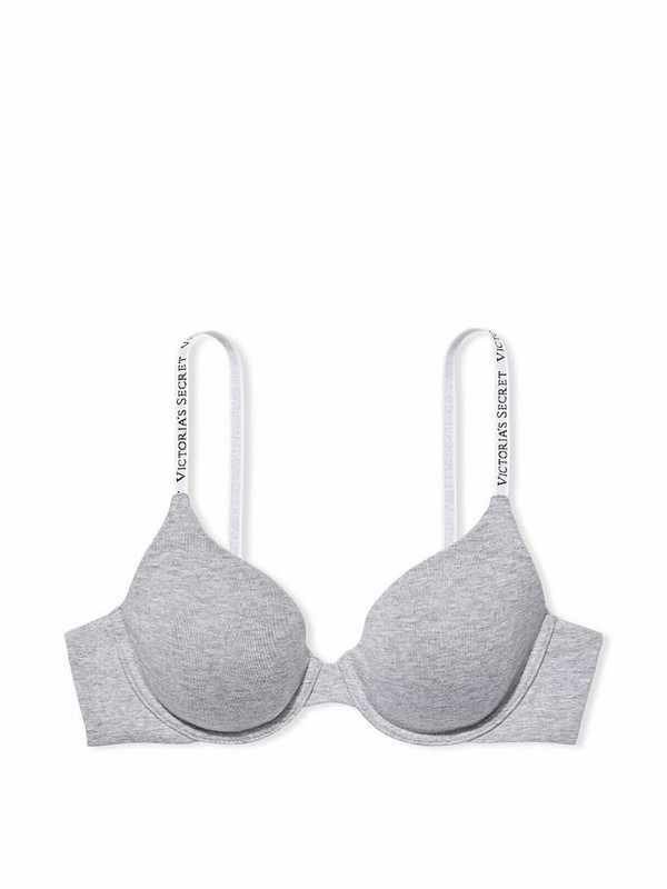 Grey Victoria Secret Full Cup Bras | VJHMA3157