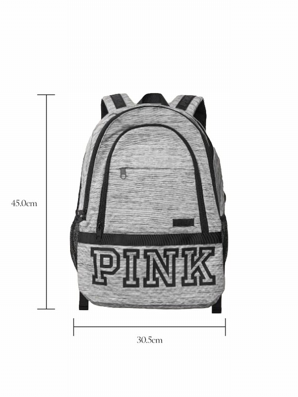 Grey Victoria Secret Jet Lag Heather College Backpacks | ATJYK7385