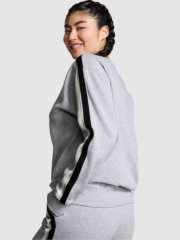 Grey Victoria Secret Medium Heather Sweatshirts | VNBAQ9845