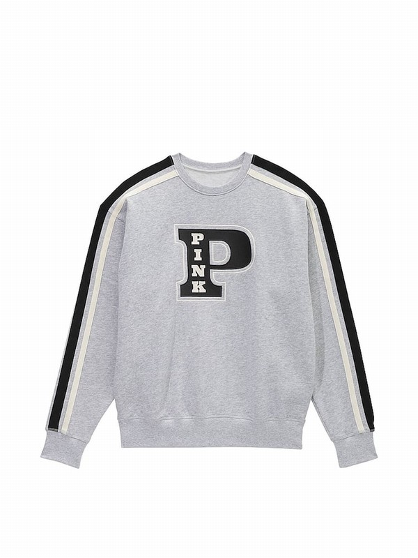 Grey Victoria Secret Medium Heather Sweatshirts | VNBAQ9845
