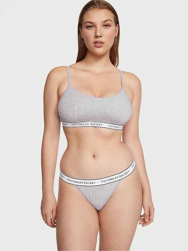 Grey Victoria Secret Medium Heather Underwear | MZAGF4297