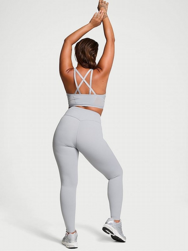 Grey Victoria Secret Starstruck Full Length VSX Elevate™ Leggings | GIJRM7201