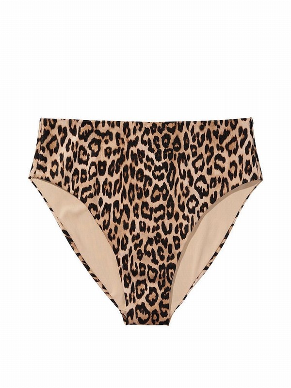 Leopard Victoria Secret High Waisted Bikini Bottom | ONEYB0926