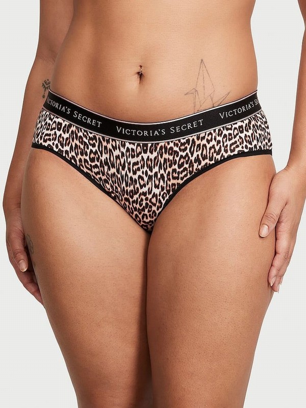 Leopard / Brown Victoria Secret Basic Instincts Hipster Underwear | LDSWY2710