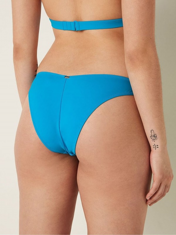 Light Blue Victoria Secret Bright Marinezilian Bikini Bottom | HGTAB4893