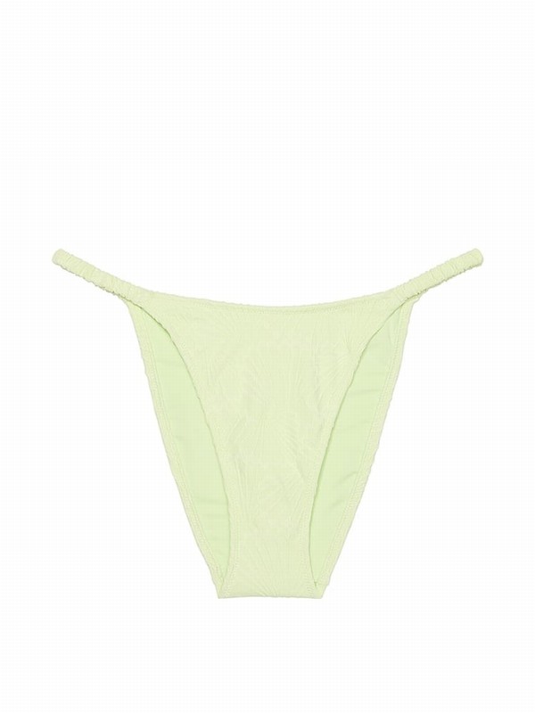 Light Green / Cream / Green Victoria Secret Lime Cream Cheeky Bikini Bottom | YEGHB4597