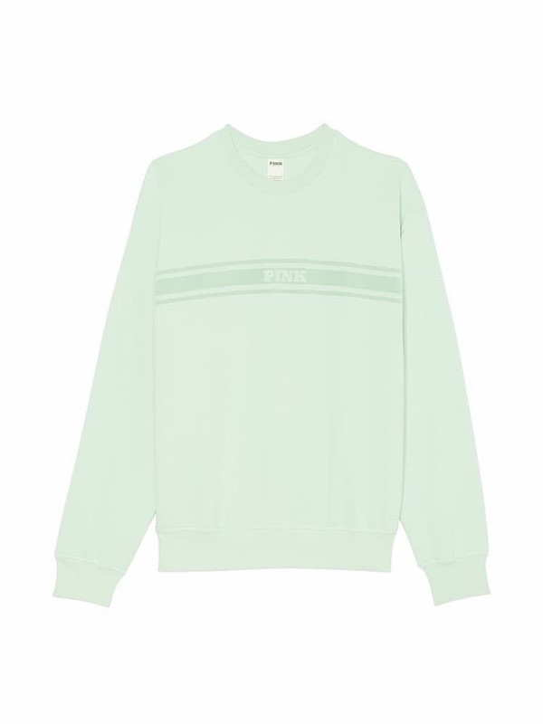 Mint / Green Victoria Secret Mint Fleece Sweatshirts | HLSUD7514