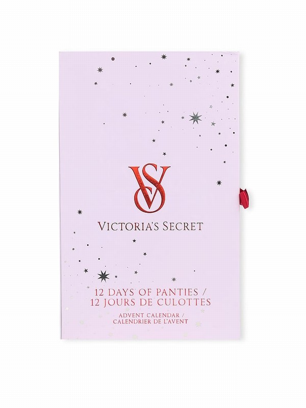 Multicolor Victoria Secret Christmas 12 Pack Advent Calendar Thong Underwear | XSHWU3527