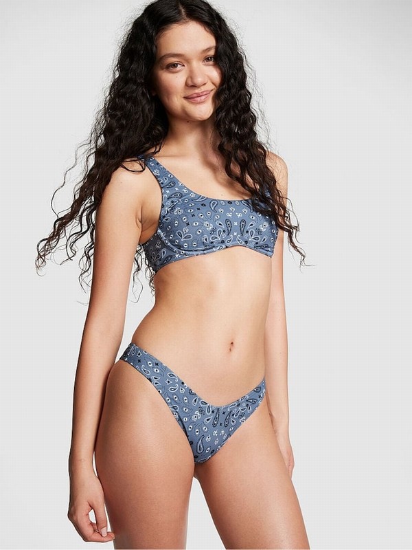 Navy / Blue Victoria Secret Midnight Bandana Bikini Top | FXLUY4267