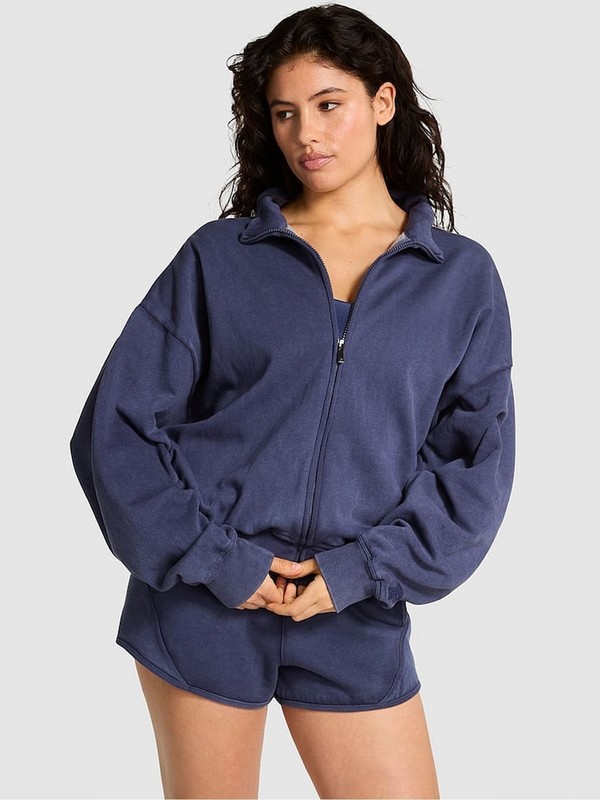 Navy / Blue Victoria Secret Midnight Fleece Jackets | PIEUX3179