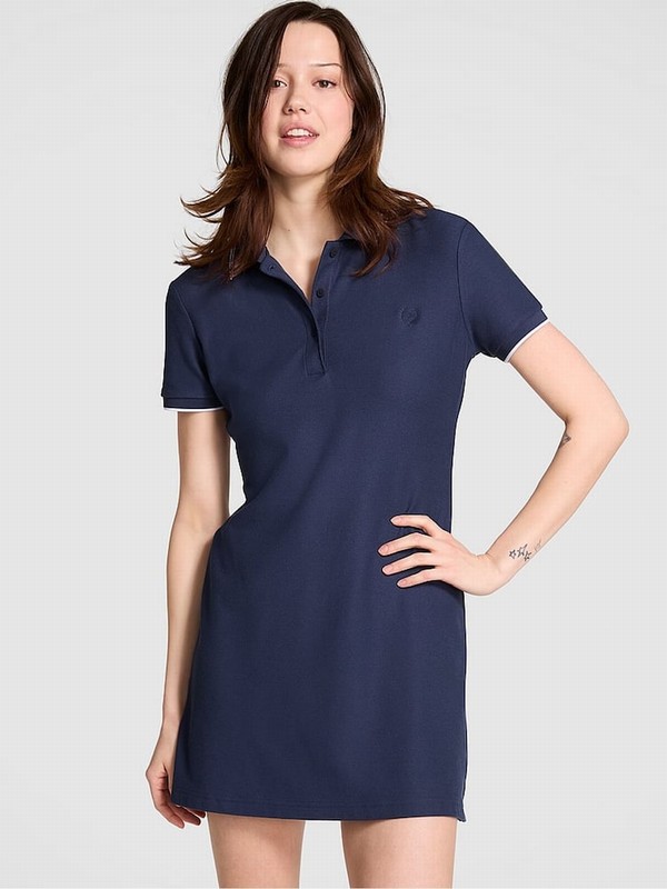 Navy / Blue Victoria Secret Midnight Polo Dress | SNBZE7185