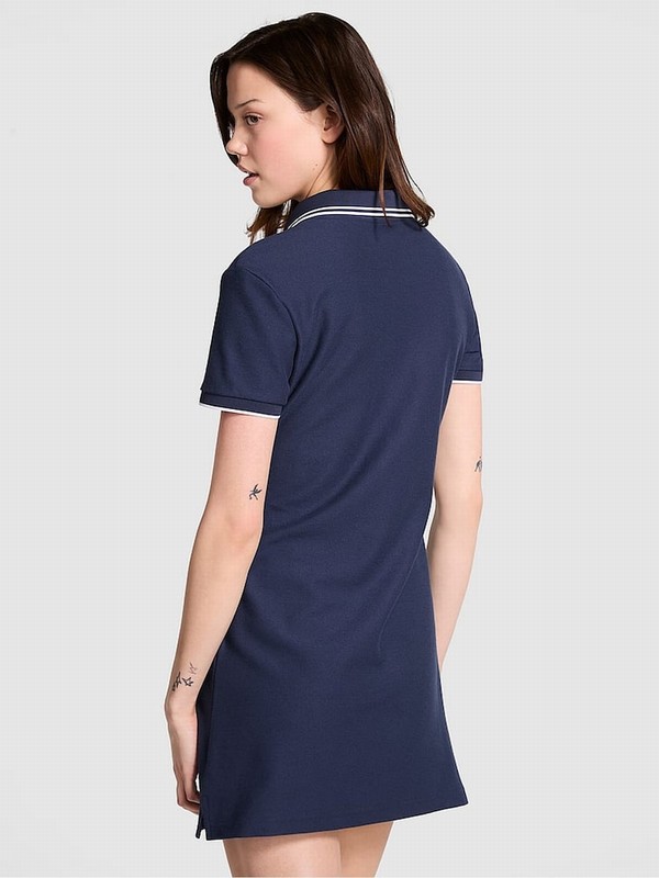 Navy / Blue Victoria Secret Midnight Polo Dress | SNBZE7185
