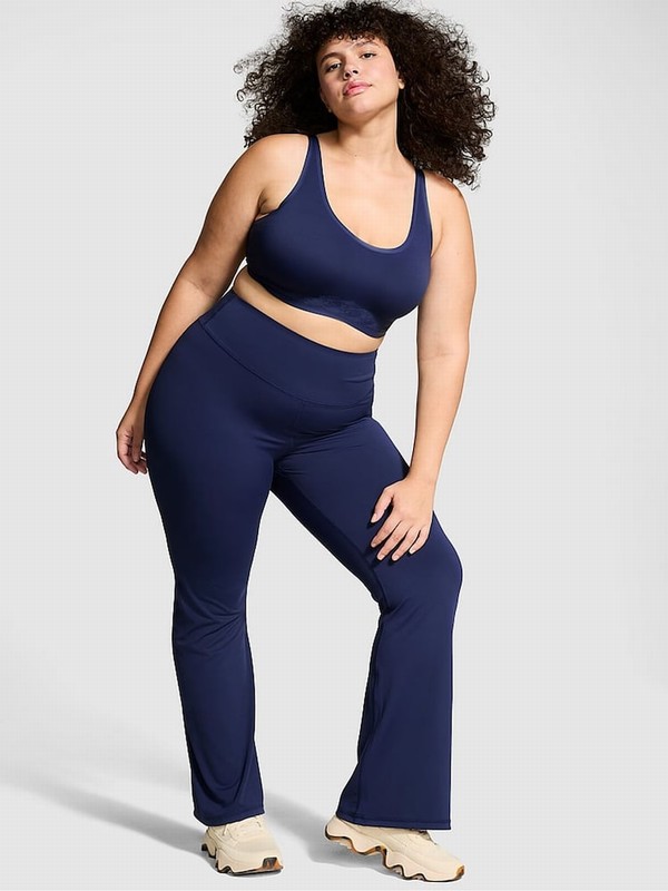 Navy / Blue Victoria Secret Midnight Relay Compression FlaLeggings Leggings | GZUIA3872