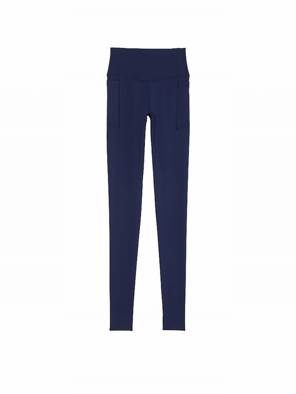 Navy / Blue Victoria Secret Midnight Relay Compression Leggings | CBWSF9037