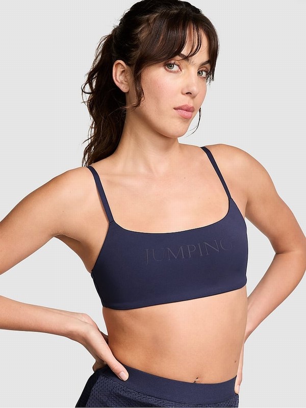 Navy / Blue Victoria Secret Midnight Relay Sports Bra | UFICG4937