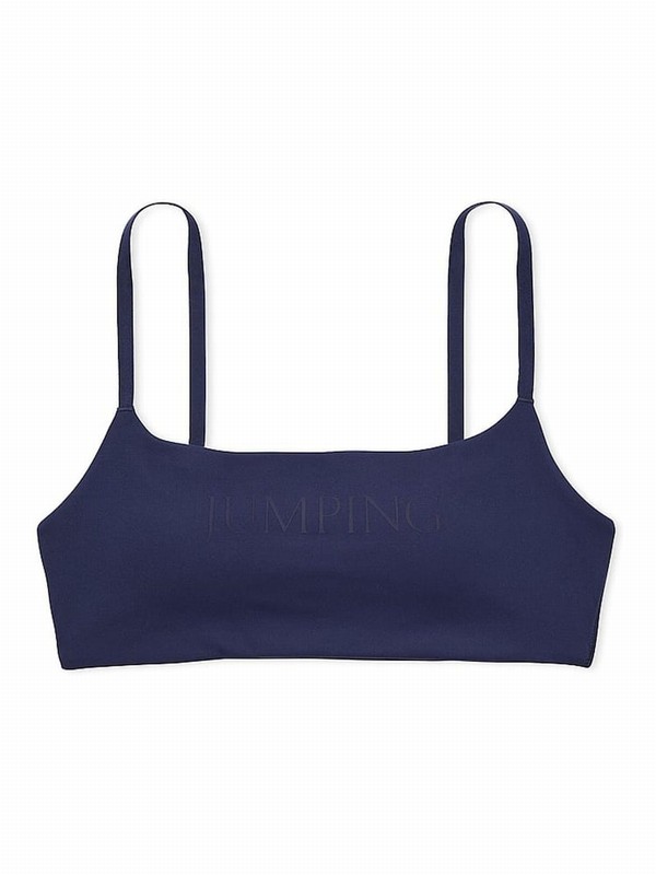 Navy / Blue Victoria Secret Midnight Relay Sports Bra | UFICG4937
