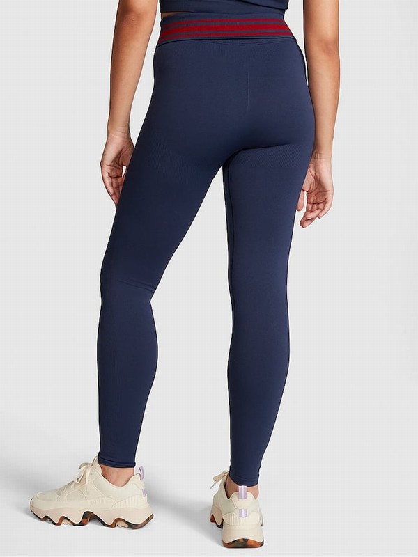 Navy / Blue Victoria Secret Midnight Seamless Leggings | DFGOC5290